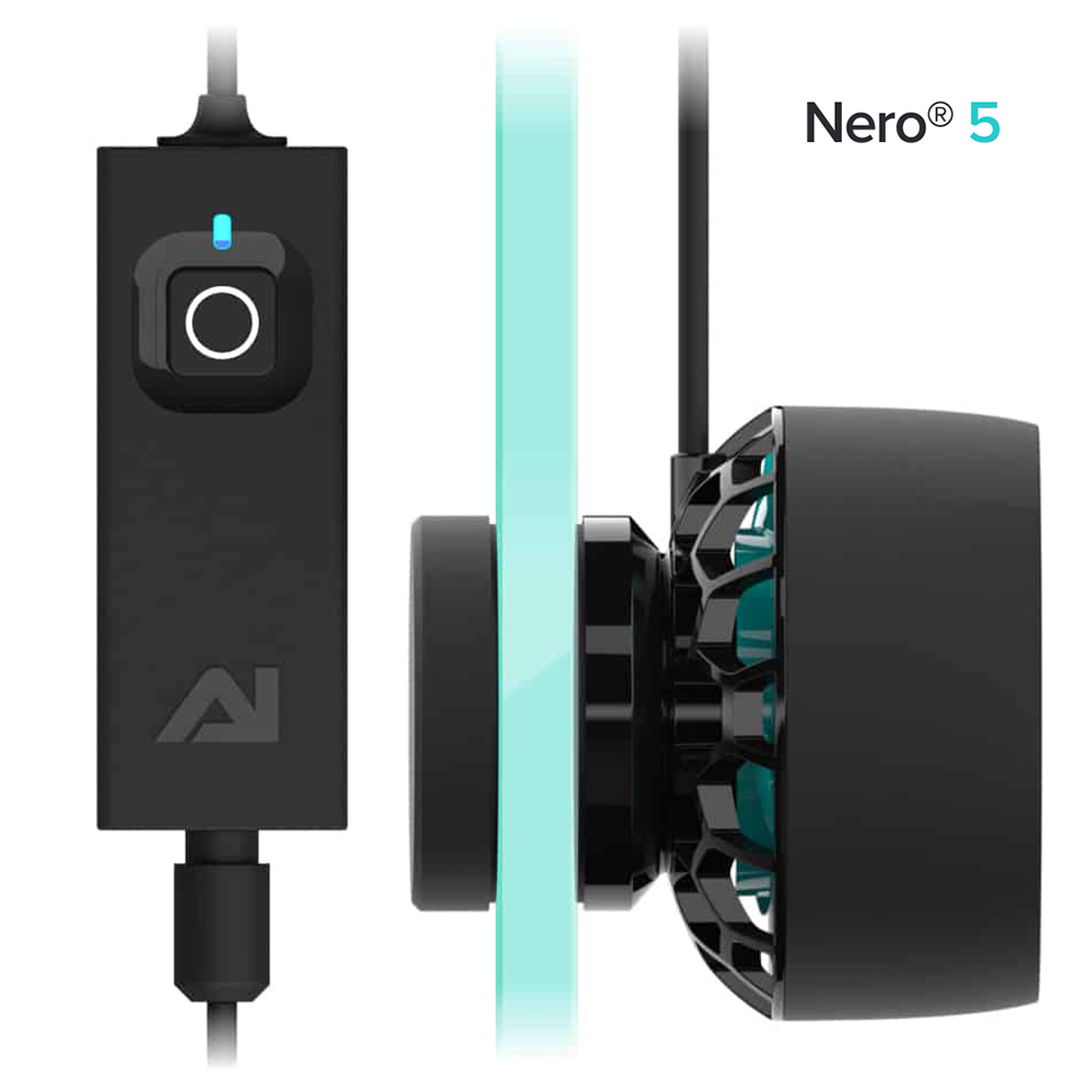 Aqua Illumination Nero 5 Pompa di movimento regolabile Wi-fi fino a 11,356l/h