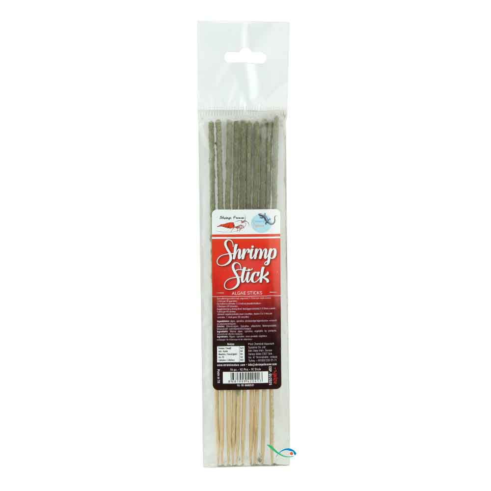 Ziss Aqua Shrimp Lolly Algae Stick Bastoncini ricoperti di alghe specifiche per caridine 10pz