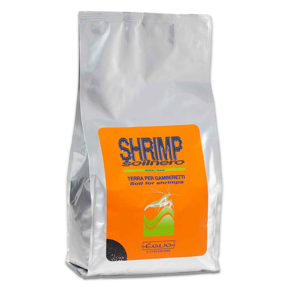 Equo Shrimp Soil Nero Terra per Gamberetti per Layout acquari piantumati 5 litri