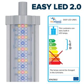 Aquatlantis Easy Led Universal 2.0 Fresh Water Lampada per attacco T5/T8/singola (ex 24W/15W) 438 mm 20W