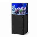 Genesi Acquario Marino Reef Plus Extrachiaro Completo con Sump e Supporto in Alluminio Nero 45x45x45h cm