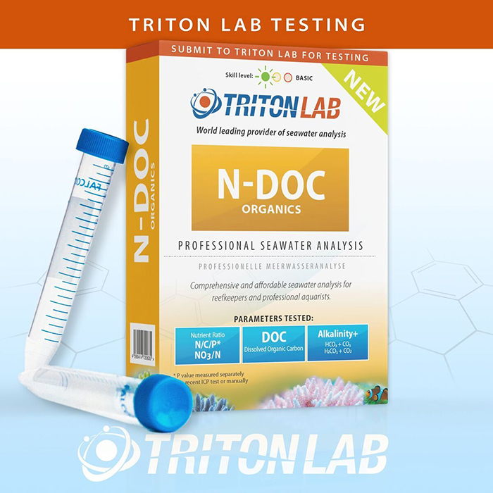 Triton Lab N-DOC Water Analysis Test sostanze organiche per acquari di Barriera