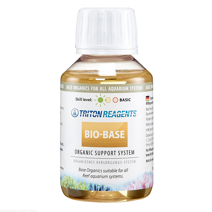 Triton Reagents Bio Base Organic Support System Sostanze organiche dosaggio normale per acquari di Barriera 100ml