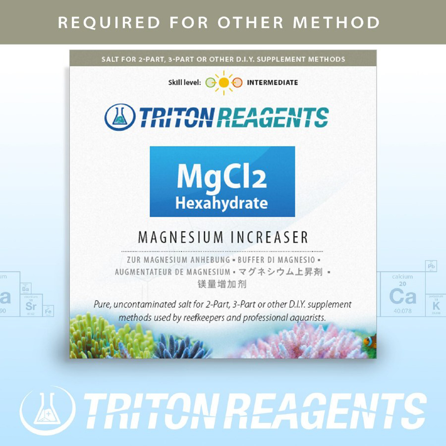Triton Reagents MgCl2 Exahydrate Magnesio in polvere per acquari di Barriera 4kg