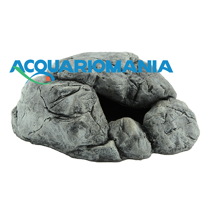 2 Pcs Decorazione Per Acquario Di Pesci Grotta Dell