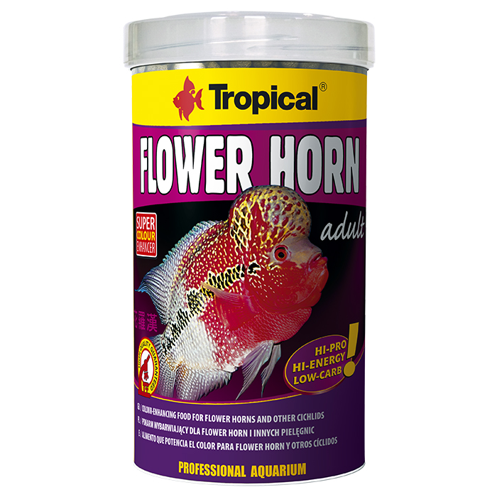 Tropical Flower Horn Adult pellet 1000ml 380gr