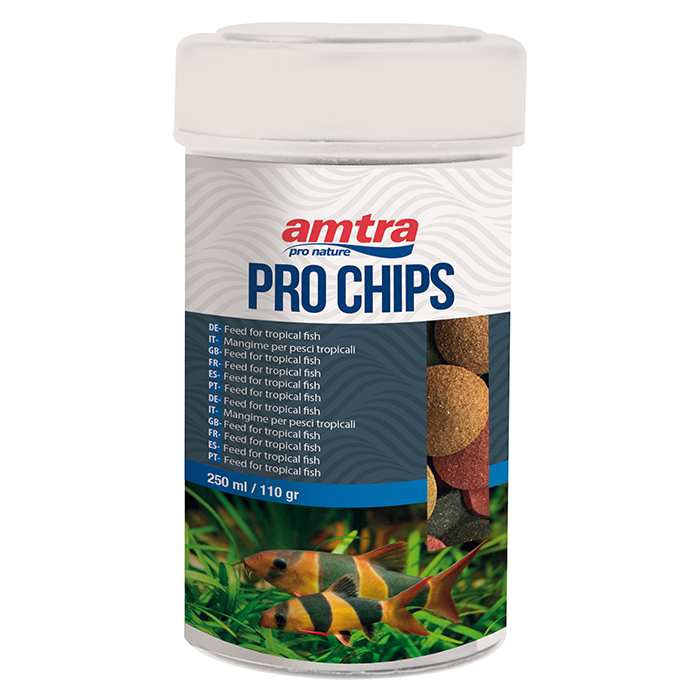 Amtra Pro Chips Mangime per pesci di fondo 250ml 125g