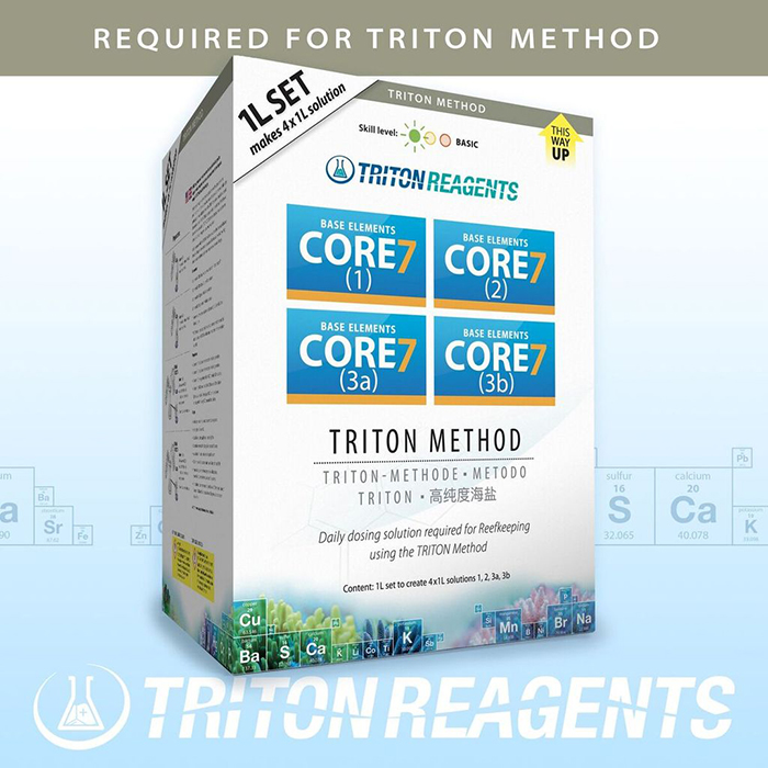 Triton Reagents CORE7 Base Elements Elementi essenziali Triton Methods 4x4 litri