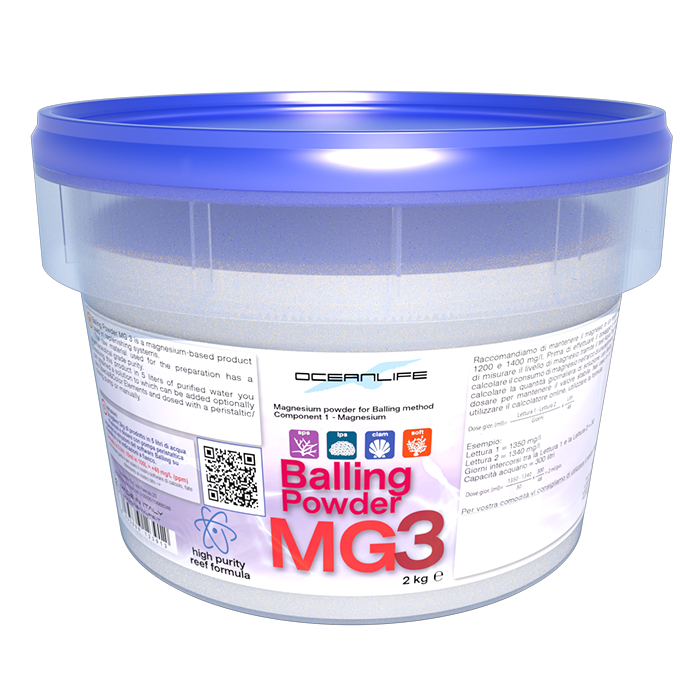 Oceanlife Balling Powder MG3 Magnesio in Polvere 2Kg