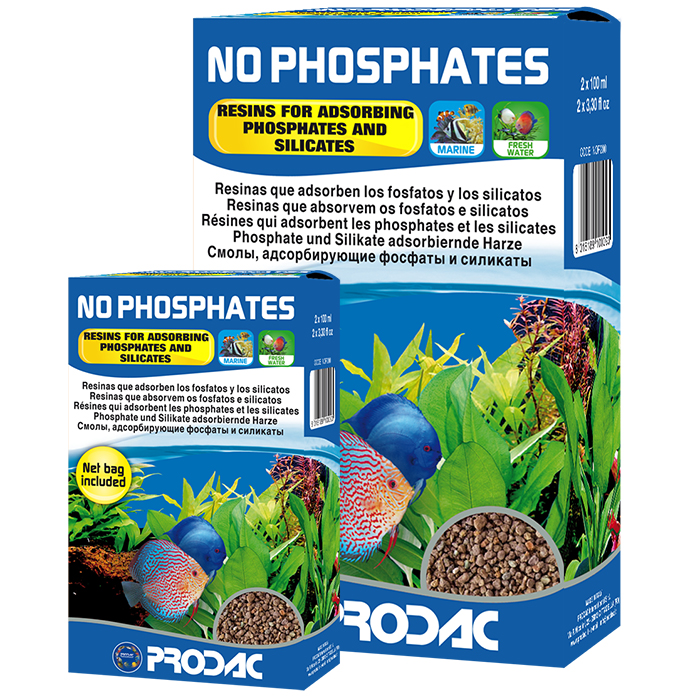 Prodac No Phosphates resina antifosfati dolce e marino 2x100 ml per 800 l
