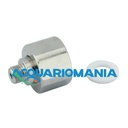 Aquili Adattatore per Riduttori CO2 filetto 10x1mm per Bombole ricaricabili