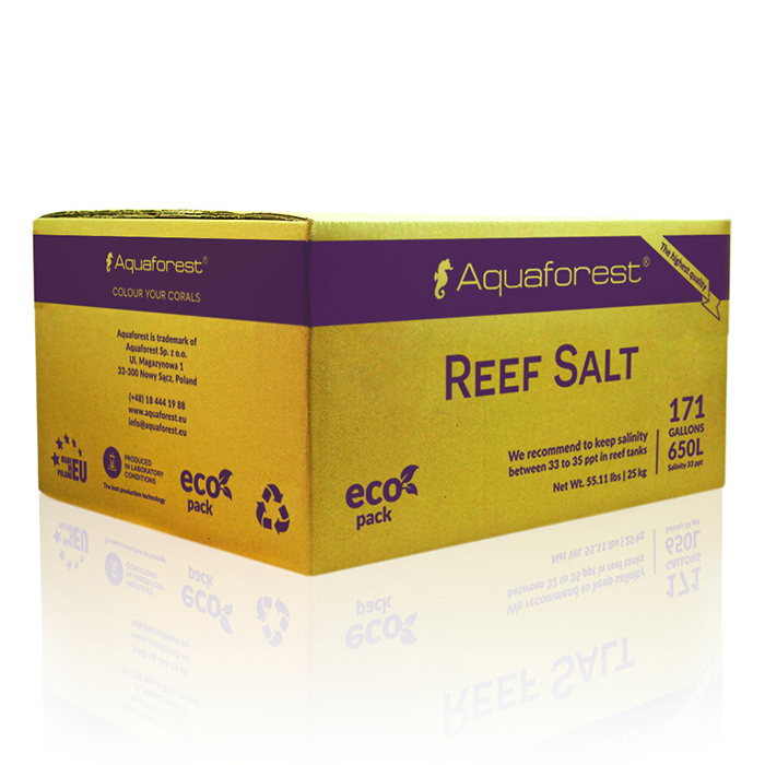 Aquaforest Reef salt Sale per acquari marini cartone 25Kg