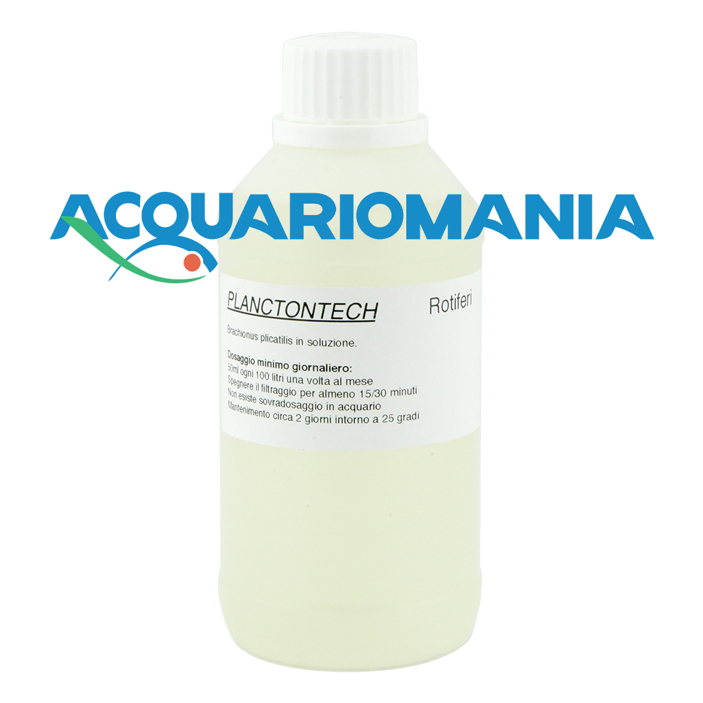Planctontech Zooplancton Rotiferi vivi in soluzione 1 litro