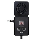 Blau Aquaristic Nano Ventilador Plus Ventolina di raffreddamento con controller nero