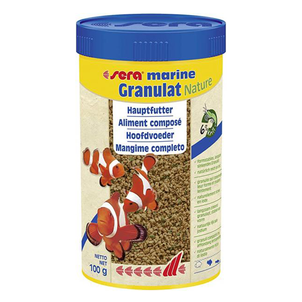 Sera Marin Granulat Nature Alimento per pesci marini 250ml 100g