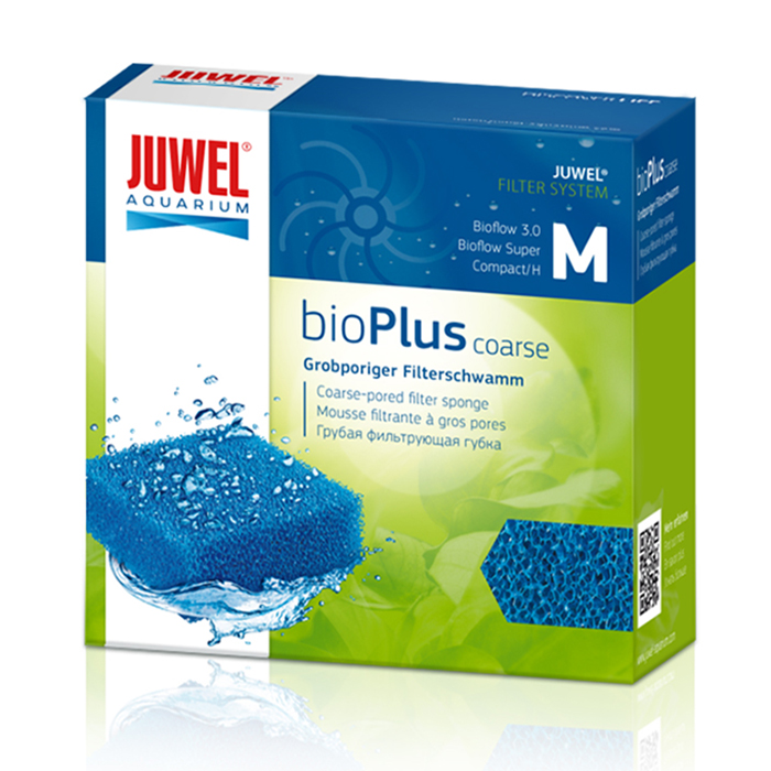 Juwel bioPlus Coarse M Spugna Grossa Blu x Bioflow 3.0/Bioflow Super/Compact/H