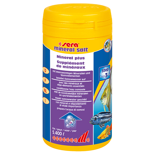 Sera Mineral Salt 250 ml 270 g per 5400 l circa