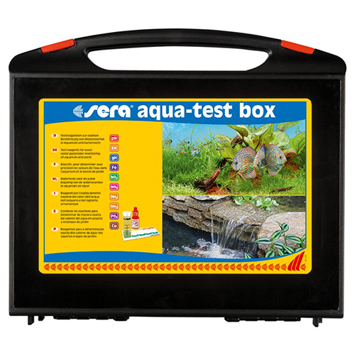 Sera Aqua Test Box Dolce Valigetta 9 Test con Test Cloro