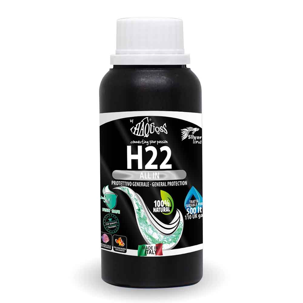 Haquoss H22 All in Protettivo generale per dolce e marino 100 ml per 500 l