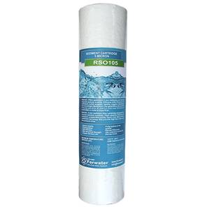 Forwater RSO105 Cartuccia Sedimenti 5mcr a bicchiere "Melt Brown" per impianti osmosi