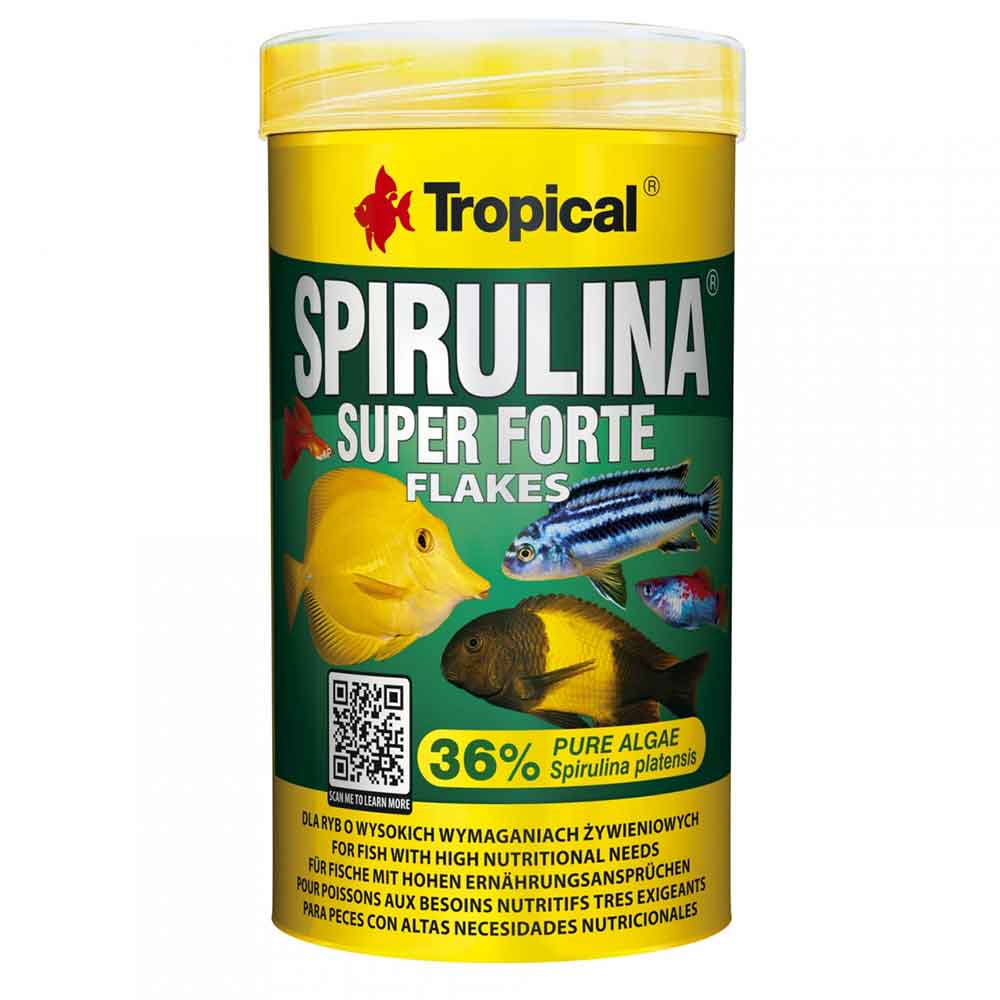 Tropical Spirulina Super Forte 36% Flakes 250ml 50gr