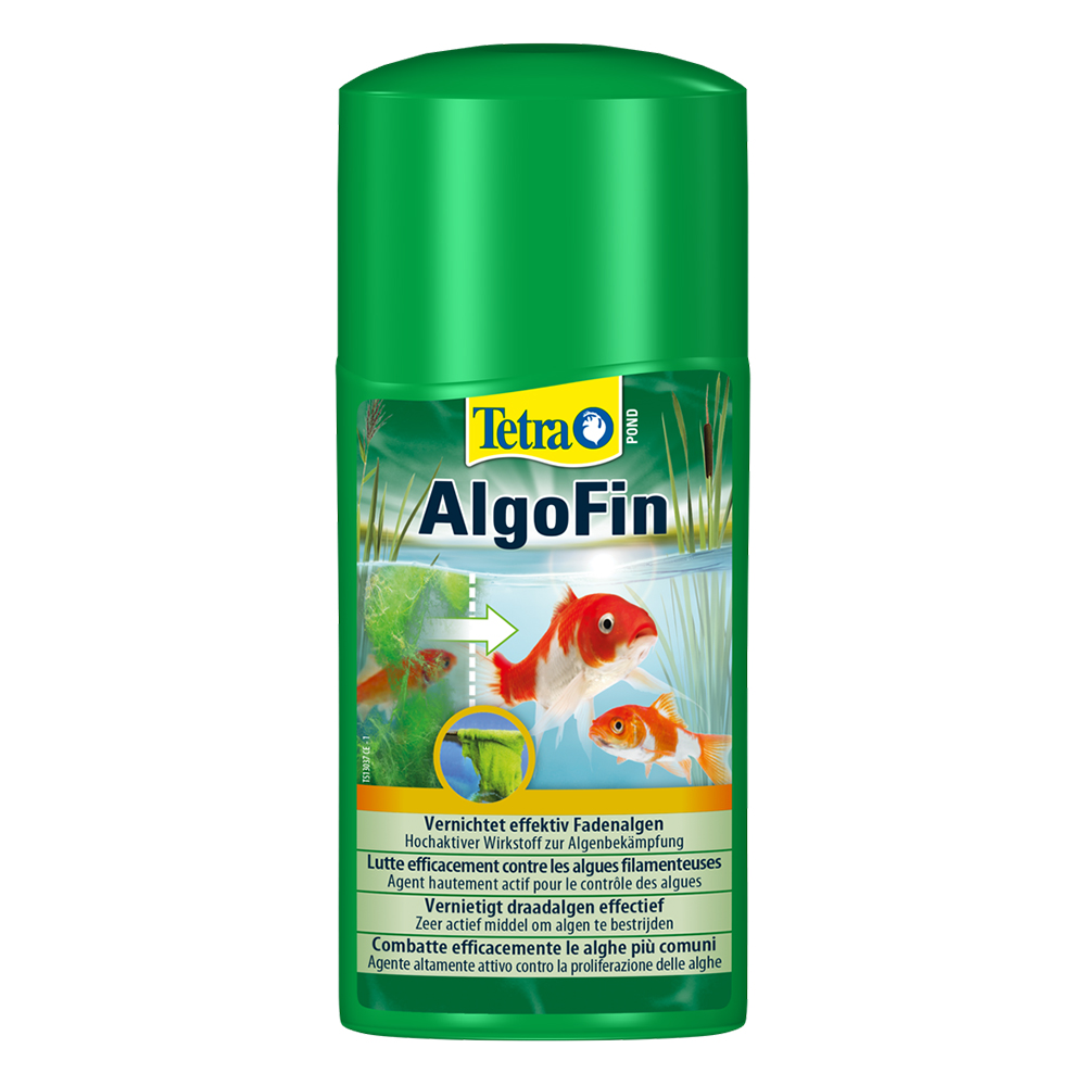 Tetra Pond AlgoFin Antialghe per Laghetto contro le alghe più comuni 500ml per 10000Lt