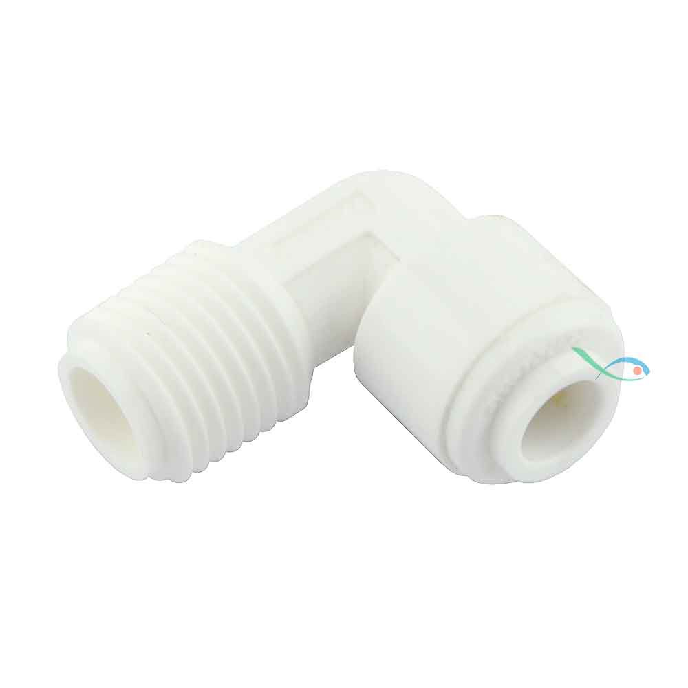 Forwater Gomito Ø tubo 1/4" X 1/4" filetto John Guest osmosi