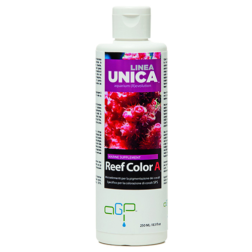 Unica Reef Colors A 250 ml Oligoelementi liquidi per la colorazione coralli verde, rosa e rossi