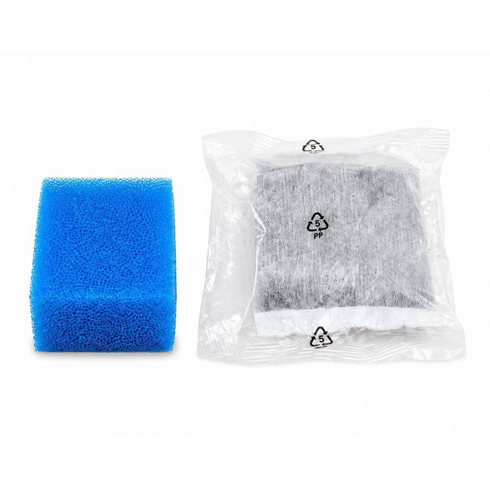 Askoll Spugna e carbone per Filtro Fluval AC 20 e Aqua Clear mini