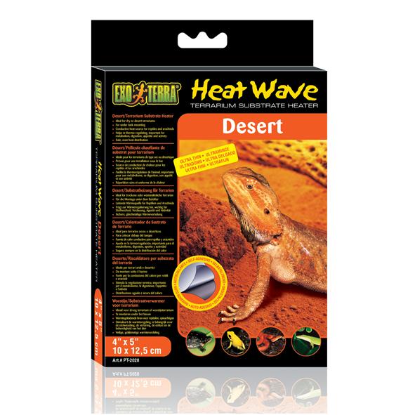 Exoterra Tappetino riscaldante Heat Wave Desert Small 20x20cm 8W