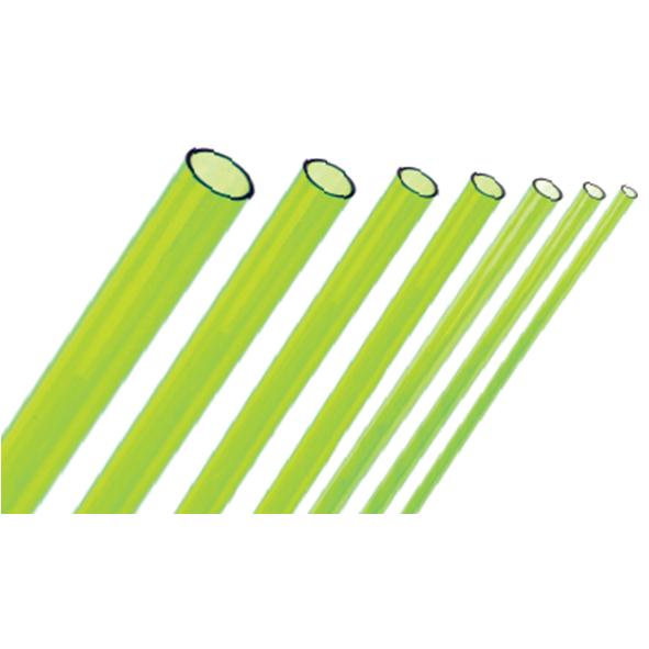 Tubo plastica rigido verde antialghe diametro esterno 5mm lunghezza 1 metro