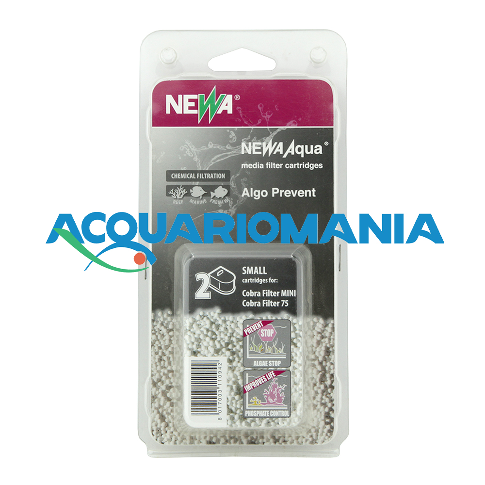 Newa Aqua Algo Prevent Cartucce Filtranti Antifosfati Small per Cobra Mini e Cobra 75
