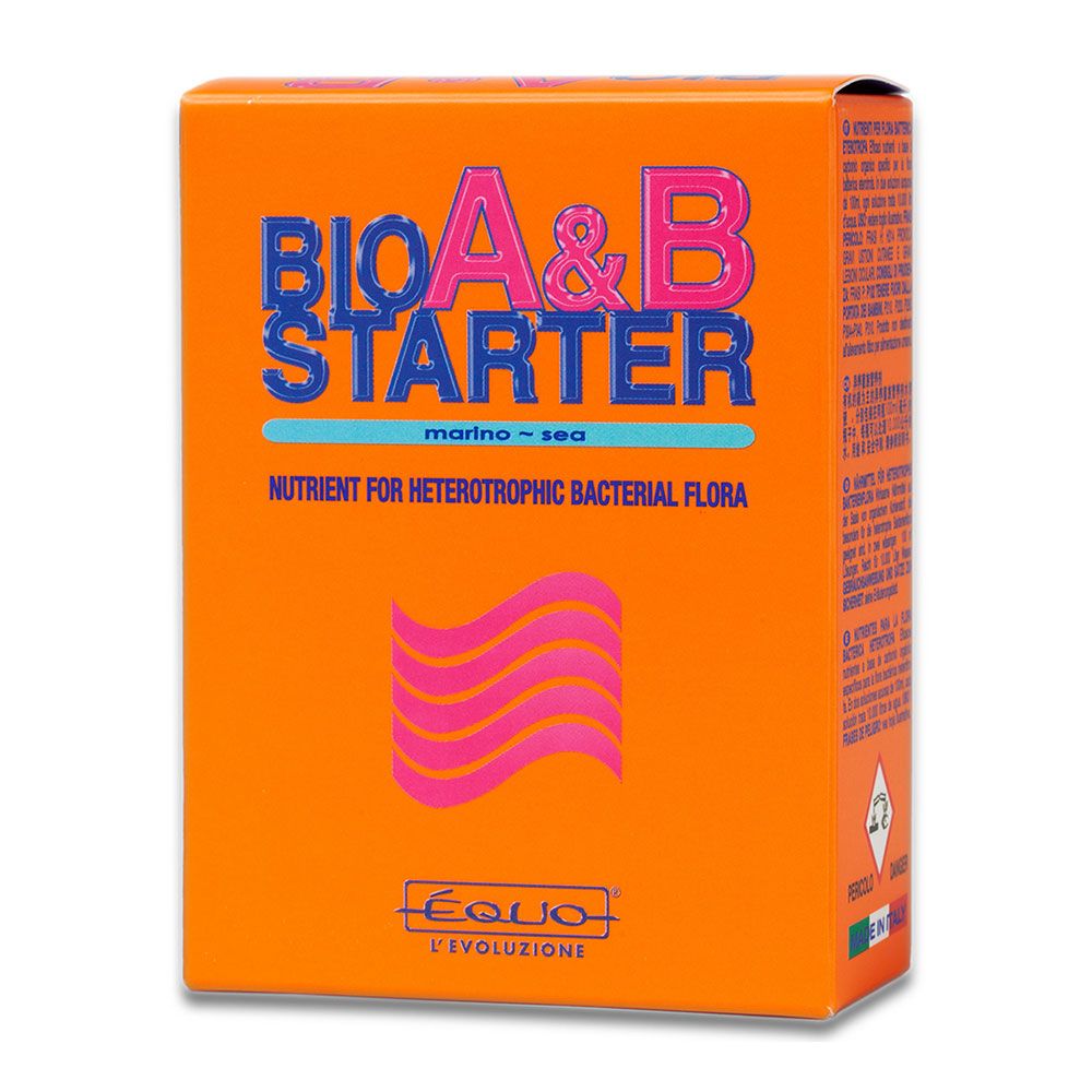 Equo Bio Starter A&amp;B Nutrimento per Batteri Eterotrofi 2x100ml 10000Lt