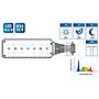Amtra Orion Led Black Plafoniera a Led 10.5W Bianco