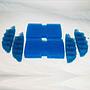 Jbl CombiBloc spugna blu per CristalProfi 1500 e1501 1900 e1901 2 pz