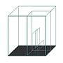 Blau Aquaristic Set Marine Gran Cubic Experience 62 Bianco Acquario Marino con Supporto 238 Litri