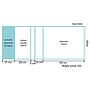 Blau Aquaristic Set Marine Gran Cubic Experience 152 Nero Acquario Marino con Supporto 540 Litri
