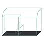 Blau Aquaristic Cubic Super Reef 92 Bianco Acquario Marino con Supporto 276 Litri