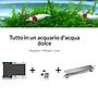Blau Aquaristic Cubic 91 All in One 91lt Dolce Nero 45x45x45hcm