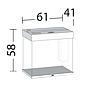 Juwel Acquario Lido 120 Litri LED Grigio 61x 41x58H cm