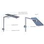 Micmol Aqua CC II Lampada Led Marine 30W 25x8x1h cm