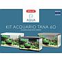 Zolux Acquario Tana 60 Bianco Completo 63 Litri 60x30x35h cm