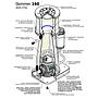 Ultra Reef Schiumatoio Akula UKSI-160 Wi-fi (DC) per vasche da 400 a 700 L NEW 2025