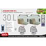 Zolux Maya Acquario con Filtro e Luce Legno/grigio 30Lt 44x26x35h cm