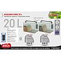 Zolux Maya Acquario con Filtro e Luce Legno/grigio 20Lt 41x24x28h cm