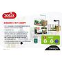 Zolux Canopy Acquario con Filtro e Luce Bianco 30Lt 40x28x28h cm