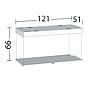 Juwel Acquario Rio 350 Litri LED Bianco 121x51x66H cm