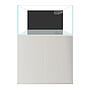Blau Aquaristic Set Cubic Super Reef 92 Bianco Acquario Marino con Supporto 276 Litri