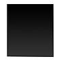 Blau Aquaristic Sportello con angoli squadrati per Supporto 62cm Nero Laccato
