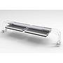 Gnc Bridge 2 Supporto per 2 Plafoniere BluRay per Vasche da 121 a 168cm